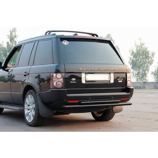 Zadní ochranný rám AK002 – dvojitý, černý (nerez) Range Rover III L322 2002–2012 fotografie 1