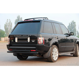 Zadní ochranný rám AK002 – dvojitý, černý (nerez) Range Rover III L322 2002–2012 fotografie 3