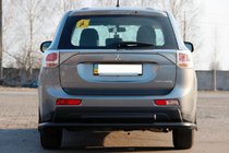 Mitsubishi Outlander 2012–2021 Zadní ochranný rám AK004 Black (nerez) fotografie 2