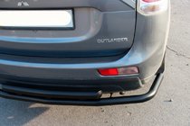 Mitsubishi Outlander 2012–2021 Zadní ochranný rám AK004 Black (nerez) fotografie 4