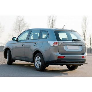 Zadní ochranný rám AK004 Black (nerez) Mitsubishi Outlander 2012–2021 fotografie 1