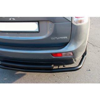 Zadní ochranný rám AK004 Black (nerez) Mitsubishi Outlander 2012–2021 fotografie 4