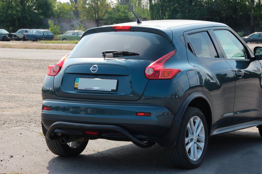 Nissan Juke 2010–2019 Zadní ochranný oblouk AK007 Black (nerez) Image