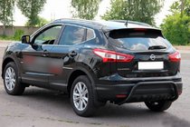 Nissan Qashqai 2014–2021 Zadní ochranný rám AK007-1 Black (nerez) fotografie 4
