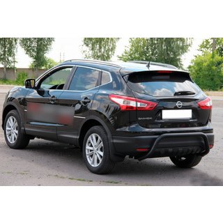 Zadní ochranný rám AK007-1 Black (nerez) Nissan Qashqai 2014–2021 fotografie 4