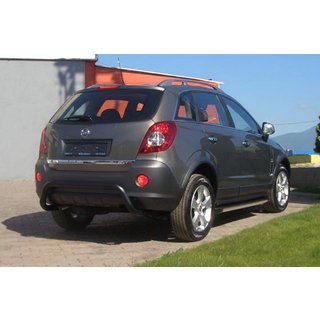 Zadní ochranný oblouk AK007-1 Black (nerez) Opel Antara 2006–2017 fotografie 2