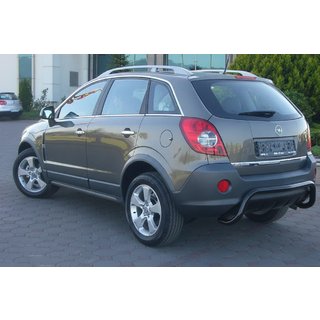 Zadní ochranný oblouk AK007-1 Black (nerez) Opel Antara 2006–2017 fotografie 3