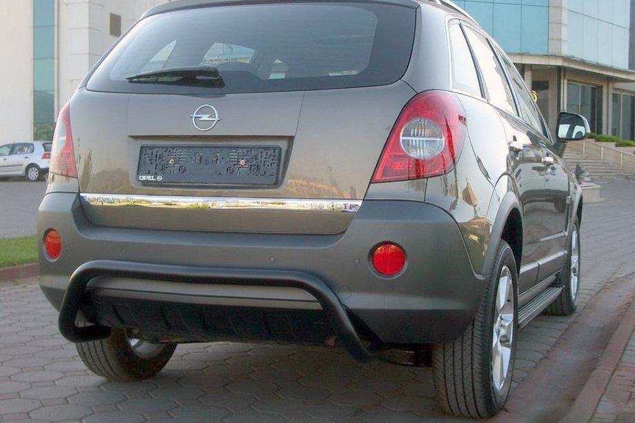 Opel Antara 2006–2017 Zadní ochranný oblouk AK007-1 Black (nerez) Image