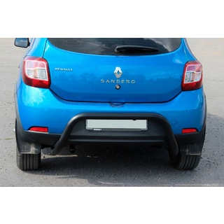 Zadní ochranný oblouk AK007 Black (nerez) Dacia Sandero 2013–2020 fotografie 4