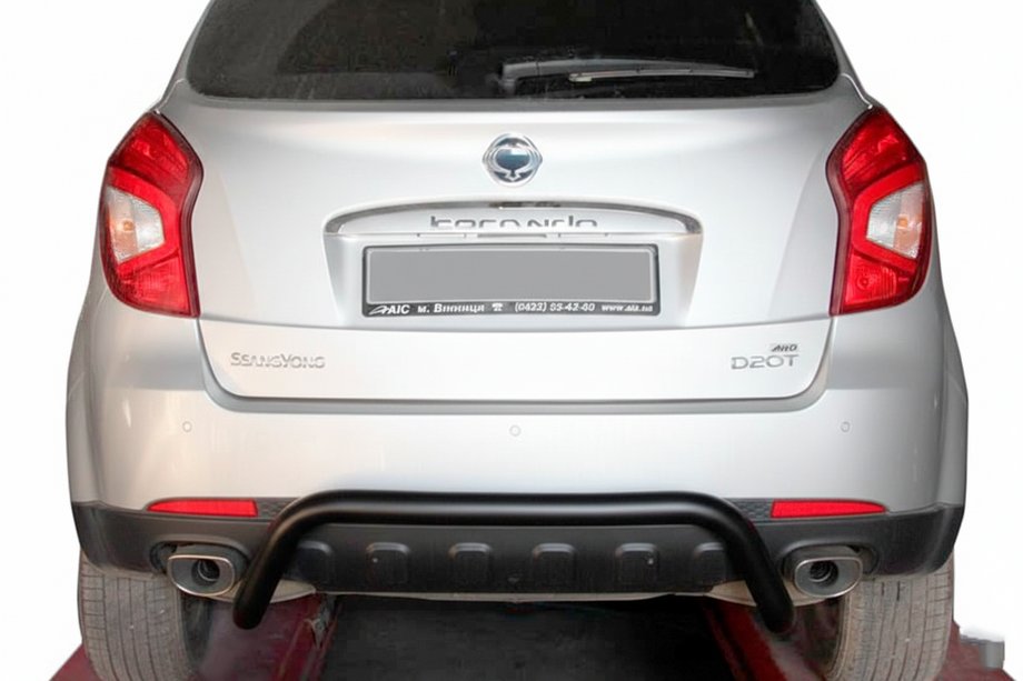 SsangYong Korando 2010–2019 Zadní ochranný oblouk AK007 Black (nerez) Fotografie 1