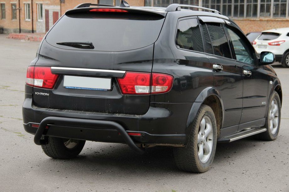 SsangYong Kyron 2005–2014 Zadní ochranný oblouk AK007 Black (nerez) Image