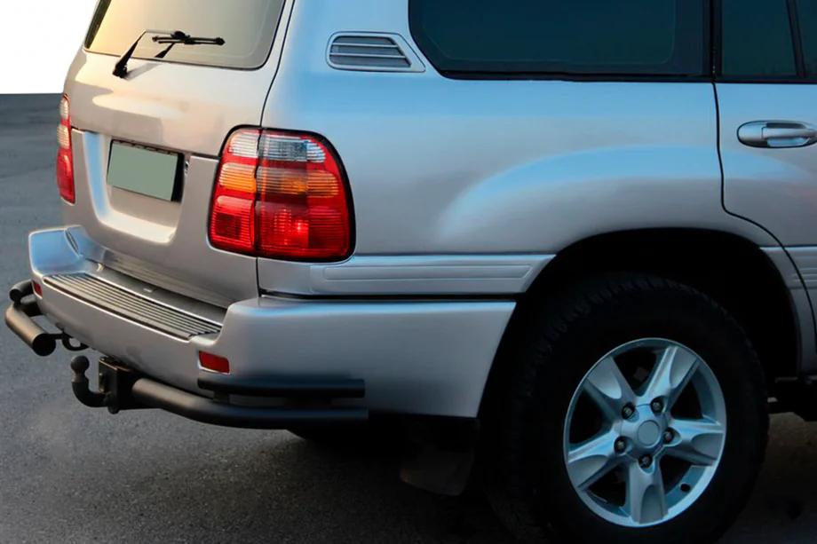 Toyota Land Cruiser 100 1998–2007 Zadní rohy AK003-Double Black (2 ks, nerez) Image