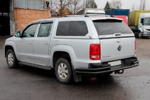 Volkswagen Amarok 2010–2022 Zadní rohy AK003-Double Black (2 ks, nerez) fotografie 2
