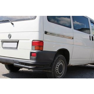 Zadní rohové trubky dvojité AK003-Double Black (2 ks, nerez) Volkswagen T4 Transporter 1990–2003 fotografie 1