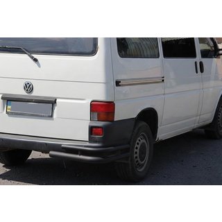 Zadní rohové trubky dvojité AK003-Double Black (2 ks, nerez) Volkswagen T4 Transporter 1990–2003 fotografie 3