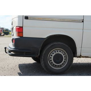 Zadní rohové trubky dvojité AK003-Double Black (2 ks, nerez) Volkswagen T4 Transporter 1990–2003 fotografie 4