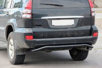 Toyota Land Cruiser Prado 120 2002–2009 Zadní ochranný oblouk AK008 Black fotografie 4