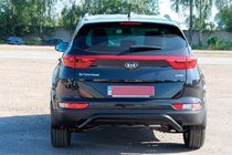 Kia Sportage 2015–2021 Zadní ochranný rám AK007 Black (nerez) fotografie 3