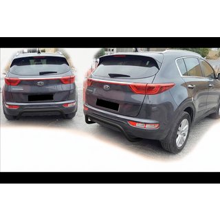 Zadní ochranný rám AK007 Black (nerez) Kia Sportage 2015–2021 fotografie 4