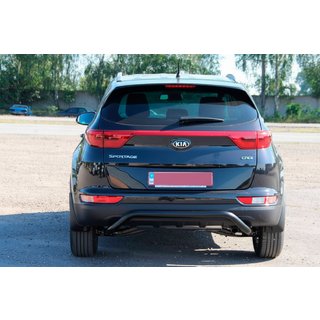Zadní ochranný rám AK007 Black (nerez) Kia Sportage 2015–2021 fotografie 3