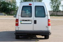 Peugeot Expert 1995–2007 Zadní dvojité rohy AK003-подвійний Black (nerez) fotografie 4