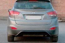 Hyundai IX-35 2010–2015 Zadní ochranný rám AK007 Black (nerez.) fotografie 1