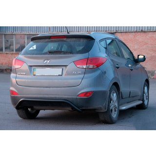 Zadní ochranný rám AK007 Black (nerez.) Hyundai IX-35 2010–2015 fotografie 2