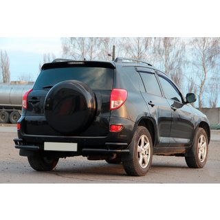 Zadní rohové oblouky AK003-double Black (2 ks, nerez) Toyota Rav 4 2006–2013 fotografie 3