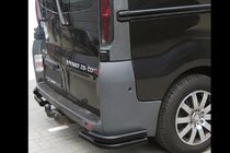 Nissan Primastar 2002–2014 Zadní rohy AK003-Dvojitý Black (nerez) fotografie 3