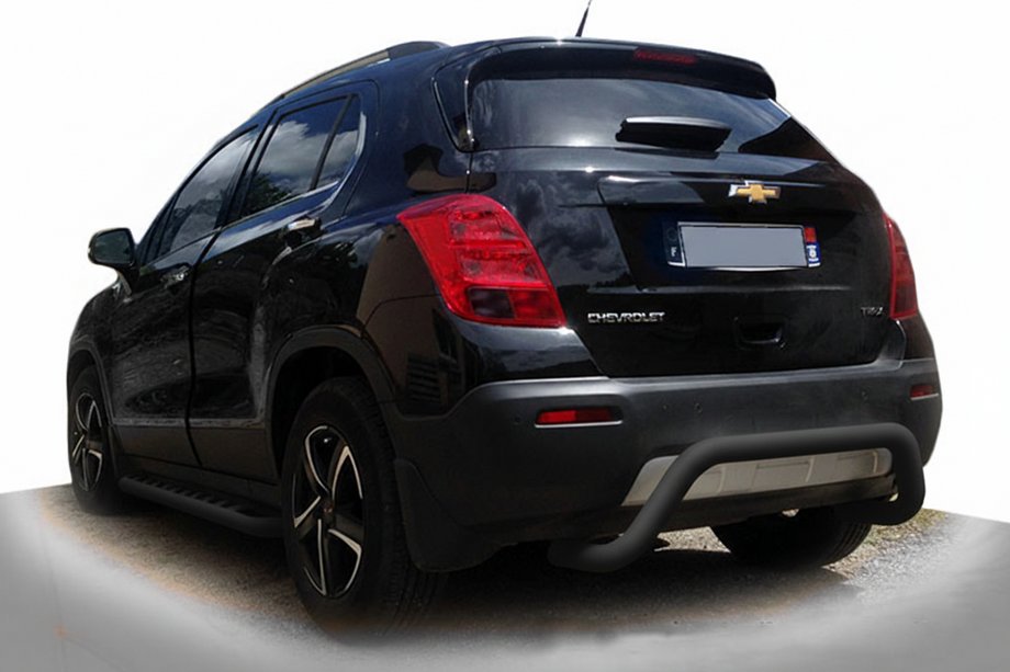 Chevrolet Trax 2012–2023 Zadní ochranný rám AK007 Black (nerez) Image