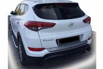 Hyundai Tucson TL 2016–2021 Zadní ochranný rám AK007 Black (nerez) fotografie 1