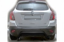 Opel Antara 2006–2017 Zadní ochranný rám AK007-2 Black (nerez) fotografie 1
