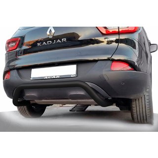 Zadní ochranný rám AK007 Black (nerez) Renault Kadjar 2015–2022 fotografie 1