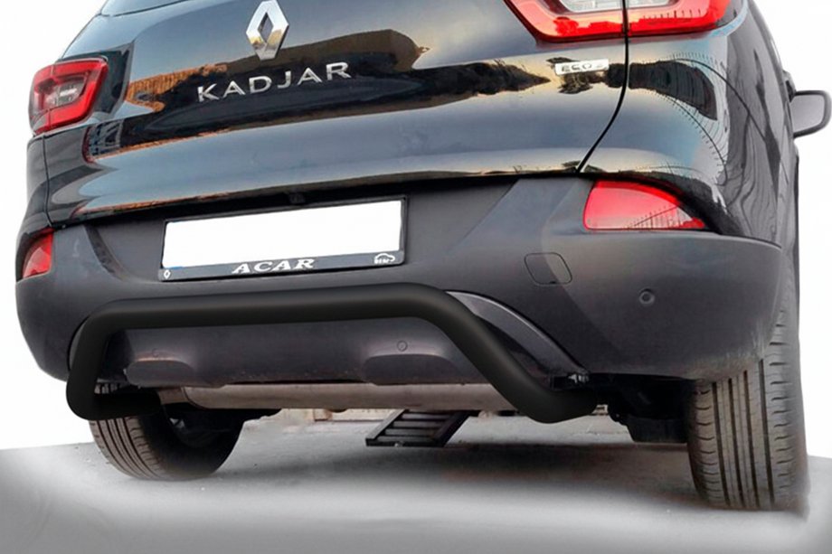 Renault Kadjar 2015–2022 Zadní ochranný rám AK007 Black (nerez) Image