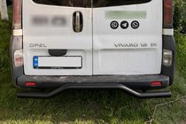 Nissan Primastar 2002–2014 Zadní ochranný rám AK006 Black (nerez) fotografie 5