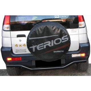Zadní ochranný rám AK007 Black (nerez) Daihatsu Terios 2003–2005