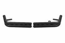 Toyota Land Cruiser Prado 120 2002–2009 Zadní dvojité rohy AK003-2 Black (2 ks, nerez) fotografie 5