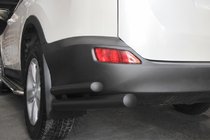 Toyota Rav 4 2013–2018 Zadní rohové ochrany AK003 dvojité Black (nerez) fotografie 1