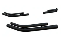 Chery Tiggo 1 2005–2016 Zadní dvojité rohy AK003-double Black (2 ks, nerez) fotografie 1