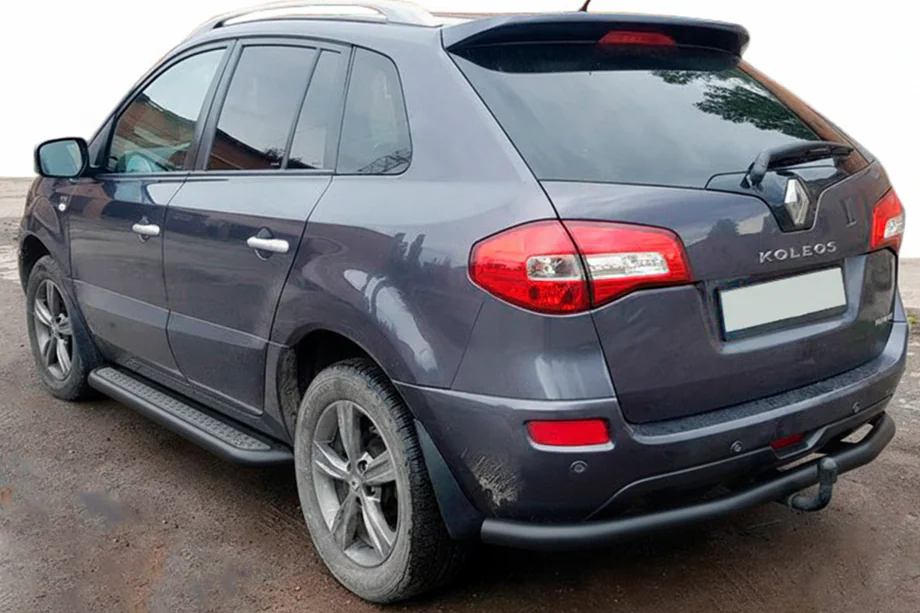 Renault Koleos 2008–2016 Zadní ochranný rám AK002-1 Black (nerez) Image