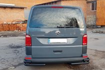 Volkswagen T6 2015–2024 Zadní rohy AK003-Double Black (2 ks, nerez) fotografie 3