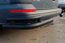 Volkswagen T6 2015–2024 Zadní rohy AK003-Double Black (2 ks, nerez) fotografie 2