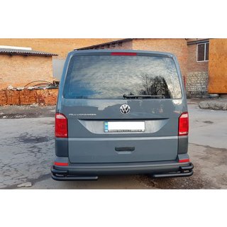 Zadní rohy AK003-Double Black (2 ks, nerez) Volkswagen T6 2015–2024 fotografie 3