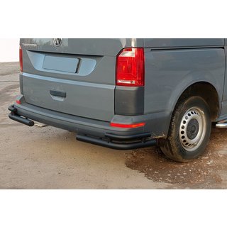 Zadní rohy AK003-Double Black (2 ks, nerez) Volkswagen T6 2015–2024 fotografie 1