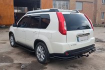 Nissan X-trail T31 2007–2014 Zadní rohy AK003-Double Black (2 ks, nerez) fotografie 3