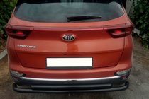 Kia Sportage 2015–2021 Zadní ochranný rám AK002-2 Black (nerez) fotografie 1