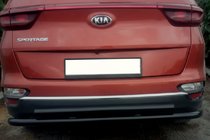 Kia Sportage 2015–2021 Zadní ochranný rám AK002-2 Black (nerez) fotografie 3