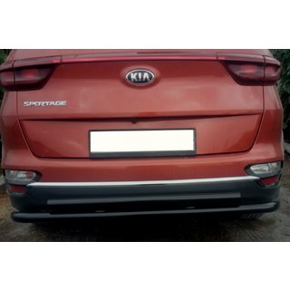 Zadní ochranný rám AK002-2 Black (nerez) Kia Sportage 2015–2021 fotografie 3