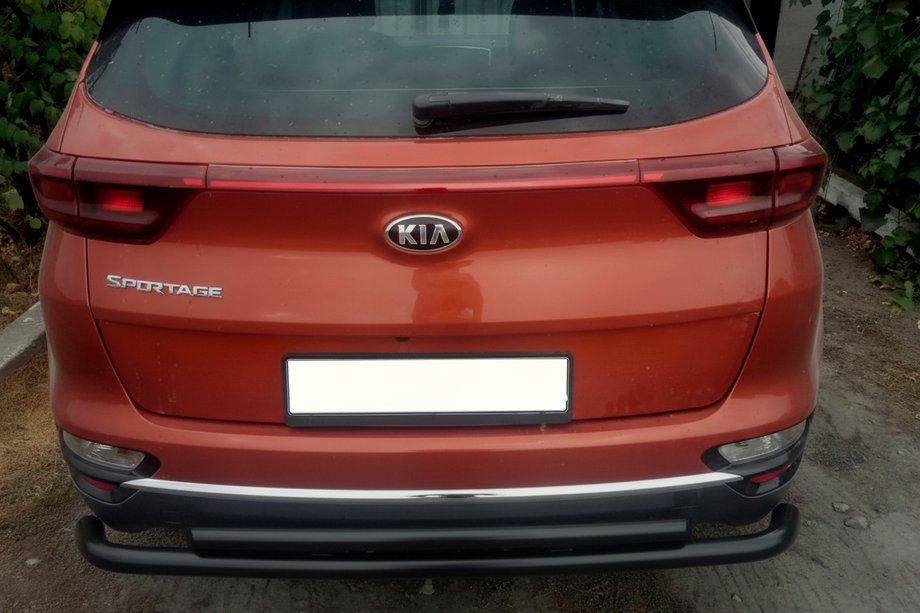 Kia Sportage 2015–2021 Zadní ochranný rám AK002-2 Black (nerez) Image