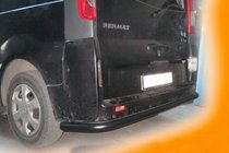Opel Vivaro 2001–2015 Zadní ochranný rám AK005 Black (nerez) fotografie 2